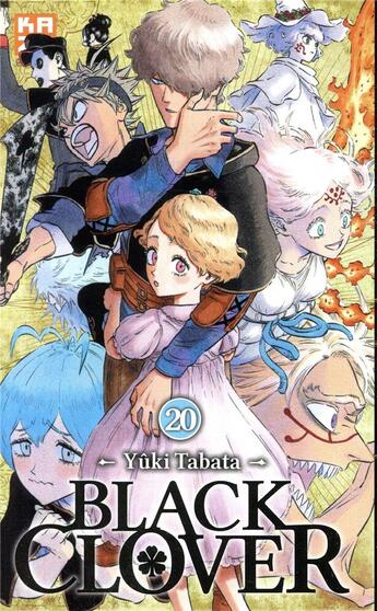 Couverture du livre « Black Clover Tome 20 » de Yuki Tabata aux éditions Crunchyroll
