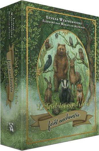 Couverture du livre « Le tarot des esprits de la forêt enchantée » de Lunaea Weatherstone et Meraylah Allwood aux éditions Vega