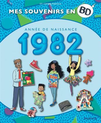 Couverture du livre « Mes souvenirs en BD Tome 43 : 1982 » de Sti et Karicola aux éditions Dupuis