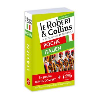 Couverture du livre « LE ROBERT & COLLINS ; POCHE ; dictionnaire italien » de  aux éditions Le Robert