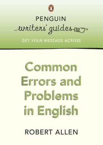 Couverture du livre « Common Errors and Problems in English » de Robert Allen aux éditions Penguin Books Ltd Digital