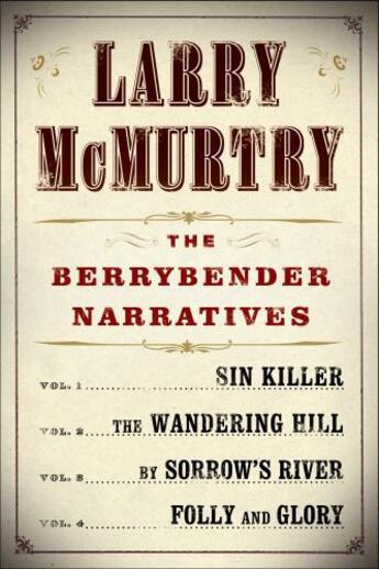 Couverture du livre « Larry McMurtry's Berrybender Narratives » de Larry Mcmurtry aux éditions Simon & Schuster