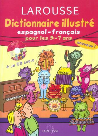 Couverture du livre « Dictionnaire Illustre Espagnol-Francais » de Natacha Diaz aux éditions Larousse