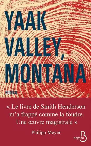Couverture du livre « Yaak Valley, Montana » de Smith Henderson aux éditions Belfond