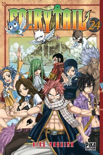 Couverture du livre « Fairy Tail Tome 24 » de Hiro Mashima aux éditions Pika