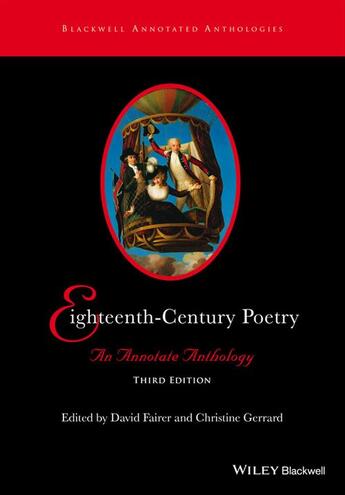 Couverture du livre « Eighteenth-Century Poetry » de Christine Gerrard et David Fairer aux éditions Wiley-blackwell