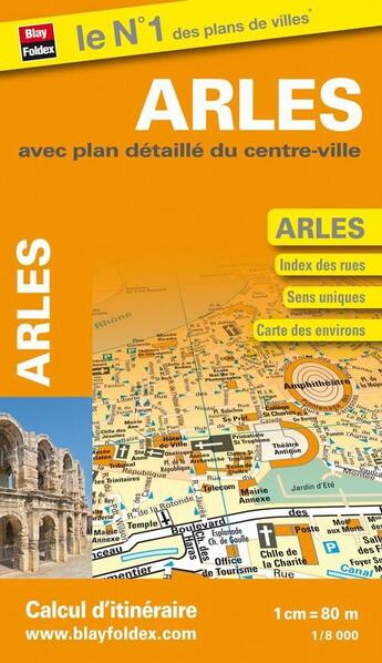 Couverture du livre « Bf Plan Arles » de  aux éditions Blay Foldex