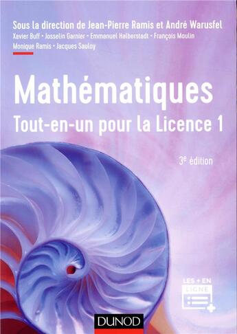 Couverture du livre « Mathématiques tout-en-un pour la licence 1 (3e édition) » de  aux éditions Dunod