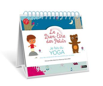 Couverture du livre « Je fais du yoga ; chevalet » de Marion Billet et Nathalie Choux aux éditions Nathan