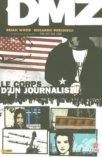 Couverture du livre « DMZ t.2 : le corps d'un journaliste » de Riccardo Burchelli et Brian Wood aux éditions Panini