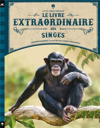 Couverture du livre « Le livre extraordinaire des singes » de Barbara Taylor aux éditions Little Urban