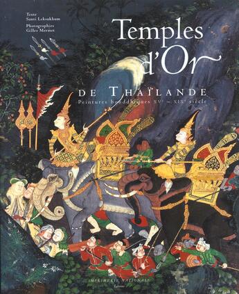 Couverture du livre « Temples d'or de thailande » de G Mermet aux éditions Actes Sud