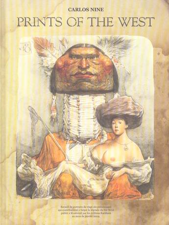Couverture du livre « Prints of the west » de Carlos Nine aux éditions Rackham