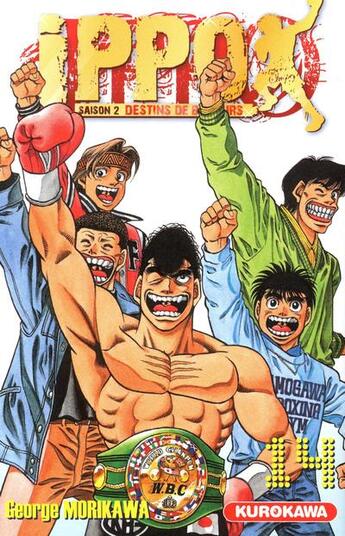 Couverture du livre « Ippo - saison 2 ; destins de boxeurs Tome 14 » de George Morikawa aux éditions Kurokawa