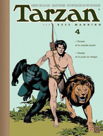 Couverture du livre « Tarzan ; archives t.4 : au coeur de la terre » de Hvam et Russ Manning et Dubois aux éditions Soleil
