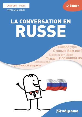 Couverture du livre « La conversation en russe » de Svetlana Sabri aux éditions Studyrama