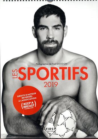 Couverture du livre « Le calendrier des sportifs 2019 » de Fred Goudon aux éditions First