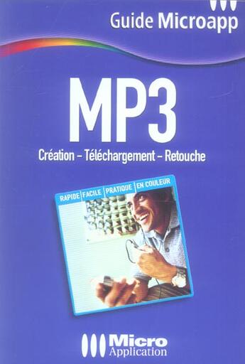 Couverture du livre « Mp3 » de Sebastien Garlot aux éditions Micro Application