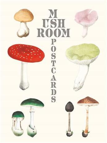 Couverture du livre « Mushroom postcards /anglais » de  aux éditions Pie Books