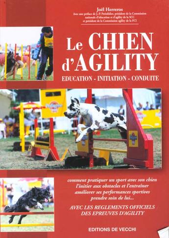Couverture du livre « Le chien d'agility » de Joel Herreros aux éditions De Vecchi