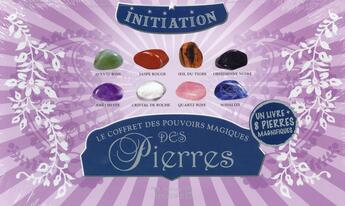 Couverture du livre « Le coffret des pouvoirs magiques des pierres » de Lise-Marie Lecompte aux éditions Trajectoire