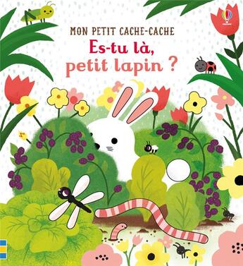 Couverture du livre « Es-tu la, petit lapin ? - mon petit cache-cache » de Sam Taplin aux éditions Usborne