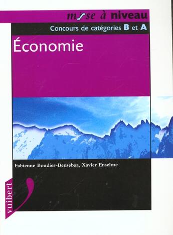 Couverture du livre « Economie » de Benseboa aux éditions Vuibert