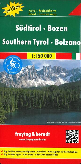 Couverture du livre « Sud Tirol, Bolzano » de  aux éditions Freytag Und Berndt