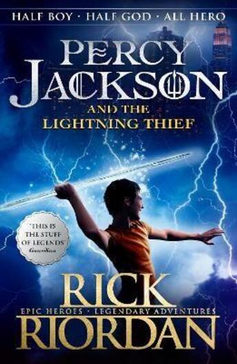 Couverture du livre « Percy jackson and the lightning thief » de Rick Riordan aux éditions Children Pbs