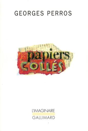 Couverture du livre « Papiers collés Tome 2 » de Georges Perros aux éditions Gallimard
