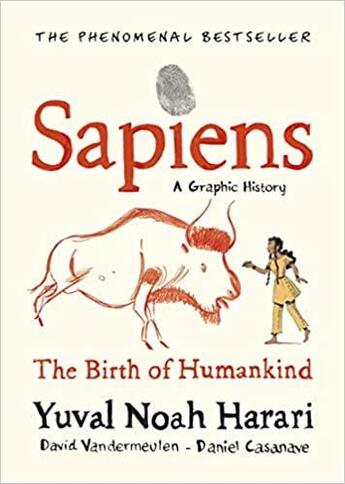 Couverture du livre « Sapiens a graphic history » de Yuval Noah Harari aux éditions Penguin Uk