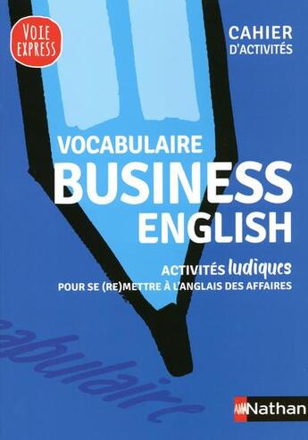 Couverture du livre « Vocabulaire d'anglais business - 2020 » de  aux éditions Nathan
