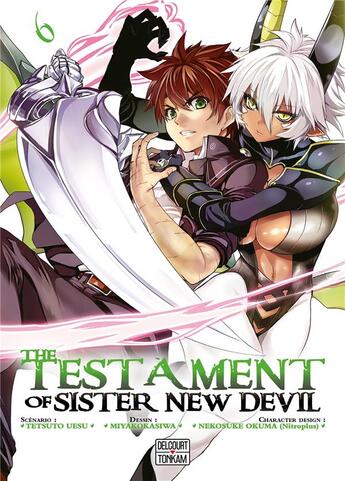 Couverture du livre « The testament of sister new devil Tome 6 » de Tetsuto Uesu et Miyakokasiwa et Nekosuke Okuma aux éditions Delcourt