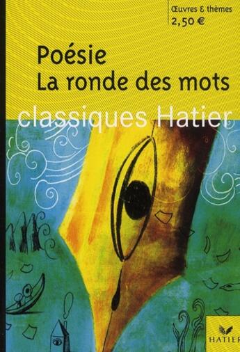 Couverture du livre « Poésie ; la ronde des mots » de Michel Nodin aux éditions Hatier