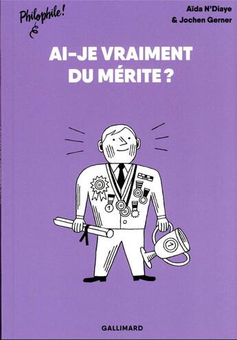 Couverture du livre « Est-ce que je mérite ma place dans la société ? » de Aida N'Diaye et Jochen Gerner aux éditions Gallimard-jeunesse