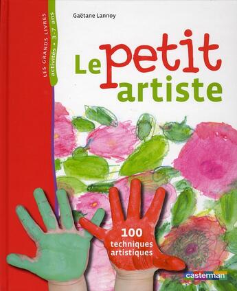 Couverture du livre « Le petit artiste - 100 techniques artistiques » de Lannoy aux éditions Casterman