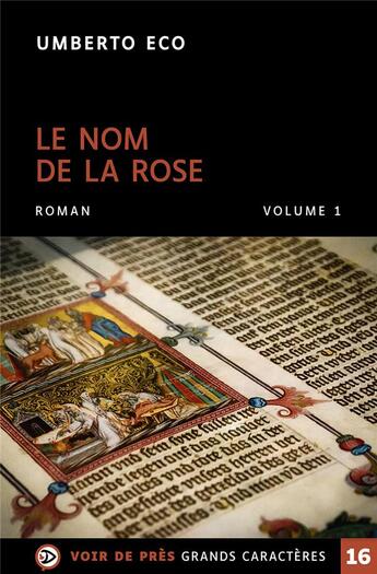 Couverture du livre « Le nom de la rose - 2 volumes » de Umberto Eco aux éditions Voir De Pres