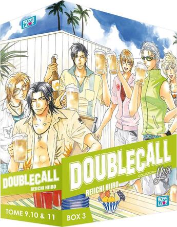 Couverture du livre « Double call Tome 9 à Tome 11 ; coffret » de Reiichi Hiiro aux éditions Boy's Love