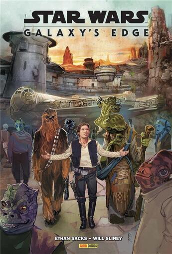 Couverture du livre « Star Wars : galaxy's edge » de Will Sliney et Ethan Sacks aux éditions Panini