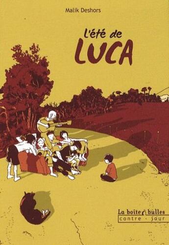 Couverture du livre « L'été de Luca » de Malik Deshors aux éditions La Boite A Bulles
