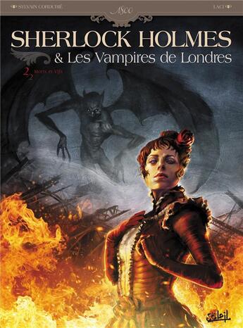 Couverture du livre « Sherlock Holmes et les vampires de Londres Tome 2 » de Krstic et Sylvain Cordurie aux éditions Soleil
