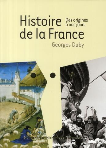 Couverture du livre « Histoire De France Origines A Nos Jours » de Georges Duby aux éditions Larousse