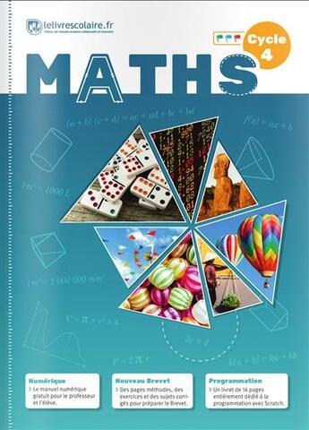 Couverture du livre « Mathematiques Cycle 4, Edition 2016 » de  aux éditions Lelivrescolaire.fr