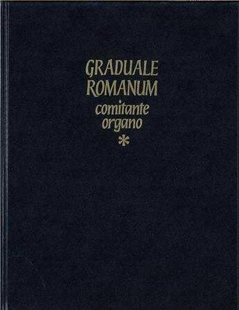 Couverture du livre « Graduale romanum comitante organo t.1 » de  aux éditions Solesmes