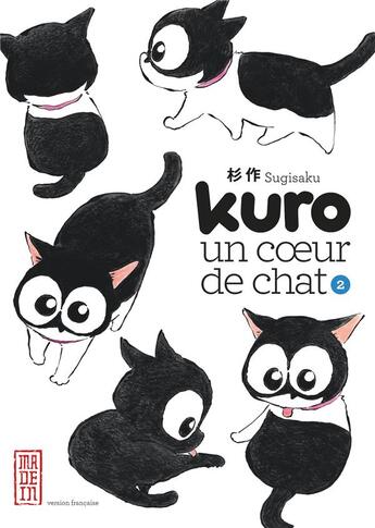 Couverture du livre « Kuro un coeur de chat Tome 2 » de Sugisaku aux éditions Kana