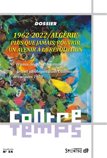 Couverture du livre « 1962-2022 / algerie » de Francis Sitel aux éditions Syllepse