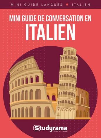 Couverture du livre « Mini guide de conversation en italien » de  aux éditions Studyrama
