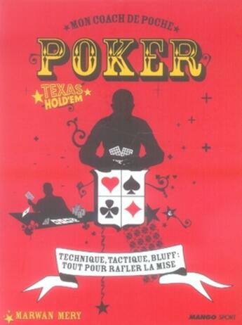 Couverture du livre « Mon coach de poche ; poker » de Marwan Mery aux éditions Mango