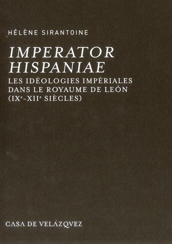 Couverture du livre « Imperator hispaniae » de Sirantoine Hele aux éditions Casa De Velazquez