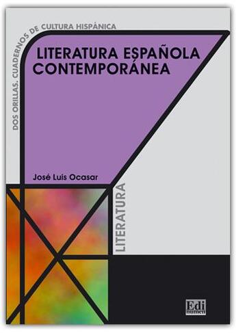 Couverture du livre « Literatura espanola contemporánea » de  aux éditions Edinumen